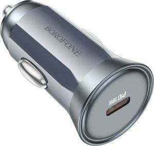 BOROFONE BZ26 SEARCHER CAR CHARGER 30W 3A 1X TYPE-C GREY