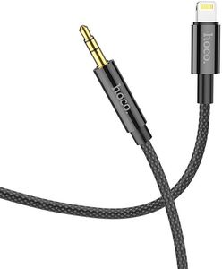 HOCO UPA19 LIGHTNING TO 3.5MM AUDIO CABLE 1M BLACK HOCO UPA19 LIGHTNING TO 3.5MM AUDIO CABLE 1M BLACK