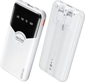 POWER BANK WK 10000MAH 22,5W PDX1 &AMP QC2.0X2 WHITE WP-43