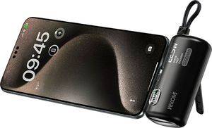 POWER BANK WK 5000MAH 22,5W PDX2 BLACK WP-19