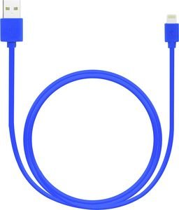 LAMTECH CHARGING & DATACABLE LIGHTNING 1M BLUE LAM445141