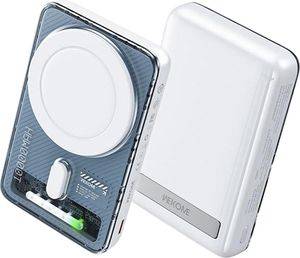 POWER BANK MAGNETIC WIRELESS WK 10000MAH 20W PDX1 WHITE WP-52