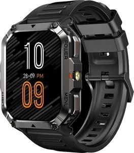 BLACKVIEW MULTIFUNCTION SMARTWATCH WITH FLASHLIGHT COMPASS BT CALL&HEALTH MANAGEMENT BLACK W70PRO-B