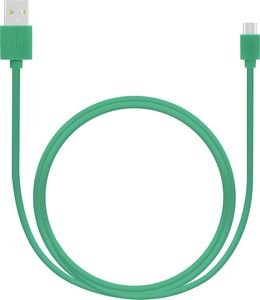 LAMTECH DATACABLE MICRO USB 1M GREEN LAM445189
