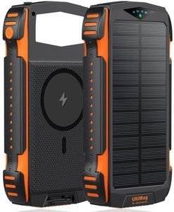 4SMARTS SOLAR POWER BANK WIRELESS RUGGED TITANPACK ULTIMAG 20000MAH BLACK