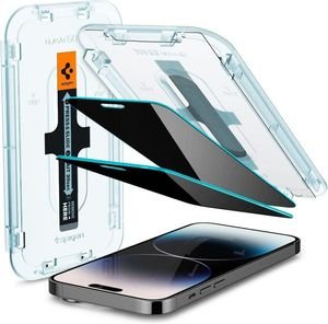 SPIGEN GLASS EZ FIT PRIVACY 2 PACK FOR IPHONE 14 PRO SPIGEN GLASS EZ FIT PRIVACY 2 PACK FOR IPHONE 14 PRO
