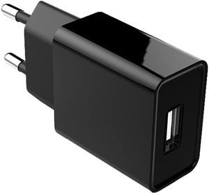 SETTY USB WALL CHARGER 2,4A BLACK SETTY USB WALL CHARGER 2,4A BLACK