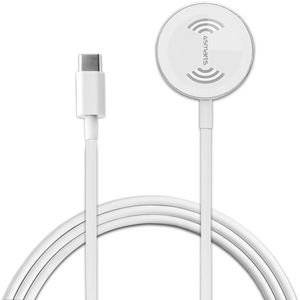 4SMARTS WIRELESS CHARGER VOLTBEAM MINI 2.5W FOR APPLE WATCH WITH USB-C CABLE 1M WHITE