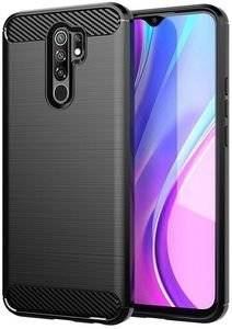 FORCELL CARBON BACK COVER CASE FOR XIAOMI REDMI 9 BLACK