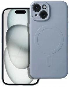 SILICONE MAG COVER CASE WITH MAGSAFE FOR IPHONE 15 LIGHT BLUE SILICONE MAG COVER CASE WITH MAGSAFE FOR IPHONE 15 LIGHT BLUE