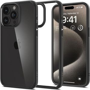SPIGEN ULTRA HYBRID MATTE BLACK FOR IPHONE 15 PRO MAX SPIGEN ULTRA HYBRID MATTE BLACK FOR IPHONE 15 PRO MAX