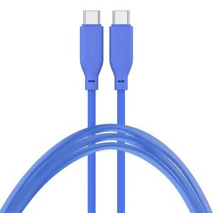 4SMARTS USB TYPE-C TO USB TYPE-C SILICONE CABLE HIGH FLEX 60W 1.5M BLUE 4SMARTS USB TYPE-C TO USB TYPE-C SILICONE CABLE HIGH FLEX 60W 1.5M BLUE