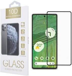 TEMPERED GLASS 10D FOR GOOGLE PIXEL 7 5G BLACK FRAME