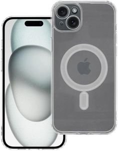 CLEAR MAG COVER CASE WITH CAMERA PROTECTION WITH MAGSAFE FOR IPHONE 15 PLUS CLEAR MAG COVER CASE WITH CAMERA PROTECTION WITH MAGSAFE FOR IPHONE 15 PLUS