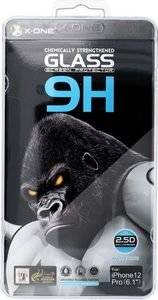 X-ONE FULL COVER EXTRA STRONG MATTE FOR IPHONE 15 PLUS TEMPERED GLASS 9H