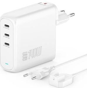 4SMARTS CHARGER GAN FLEX PRO 140W 3X TYPE-C WHITE 4SMARTS CHARGER GAN FLEX PRO 140W 3X TYPE-C WHITE