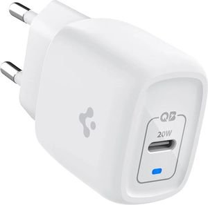 SPIGEN POWERARC ARCSTATION PRO WALL CHARGER WHITE (GAN/1-PORT/USB-C PD3.0 20W) SPIGEN POWERARC ARCSTATION PRO WALL CHARGER WHITE (GAN/1-PORT/USB-C PD3.0 20W)