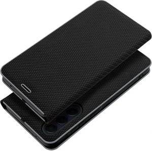 FORCELL LUNA CARBON FLIP CASE FOR HUAWEI Y6 2019 BLACK