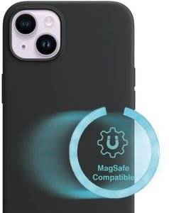 4SMARTS LIQUID SILICONE CASE CUPERTINO FOR APPLE IPHONE 14 PLUS BLACK
