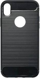 FORCELL CARBON BACK COVER CASE FOR APPLE IPHONE XR (6,1) BLACK