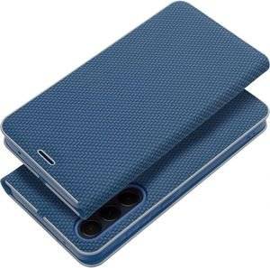 FORCELL LUNA CARBON FLIP CASE FOR SAMSUNG GALAXY A71 BLUE