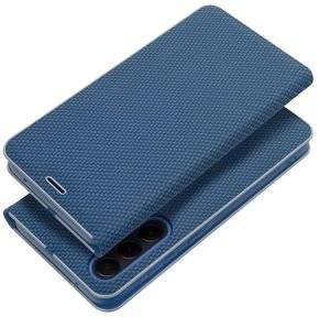 FORCELL LUNA CARBON FLIP CASE FOR XIAOMI REDMI 9C / 9C NFC BLUE