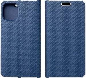 FORCELL LUNA CARBON FLIP CASE FOR SAMSUNG GALAXY A50 BLUE