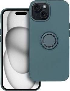 SILICONE RING CASE FOR IPHONE 15 GREEN