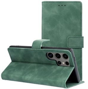  TENDER BOOK CASE FOR SAMSUNG S24 ULTRA GREEN