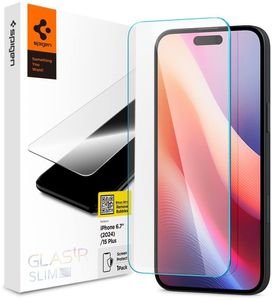 SPIGEN GLASS TR SLIM HD 1 PACK TRANSPARENCY FOR IPHONE 16/15 PLUS