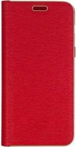 LUNA BOOK FLIP CASE FOR SAMSUNG GALAXY A12 RED OEM