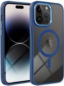 COLOR EDGE MAG COVER CASE WITH MAGSAFE FOR IPHONE 15 NAVY BLUE