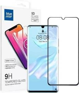 BLUE STAR 5D TEMPERED GLASS  FOR HUAWEI P30 PRO (FULL GLUE/SMALL SIZE) BLACK