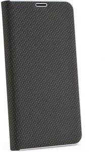 FORCELL LUNA CARBON FLIP CASE FOR SAMSUNG GALAXY A7 2018 BLACK