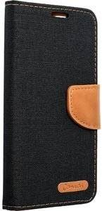 CANVAS BOOK CASE FOR XIAOMI REDMI NOTE 12 4G BLACK