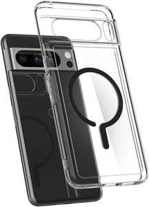 SPIGEN ULTRA HYBRID ONETAP METAL RING MAGSAFE BLACK FOR GOOGLE PIXEL 8 PRO