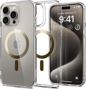 SPIGEN ULTRA HYBRID MAGSAFE GOLD FOR IPHONE 15 PRO MAX