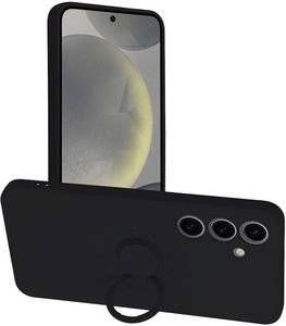  SILICONE RING CASE FOR SAMSUNG GALAXY S24 BLACK