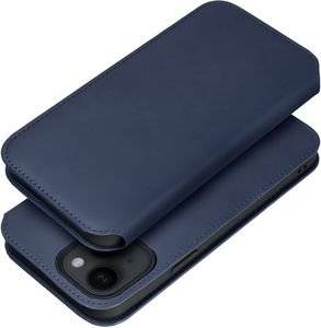 DUAL POCKET BOOK CASE FOR SAMSUNG A16 NAVY