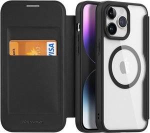 DUX DUCIS SKIN X PRO FOLIO CASE WITH MAGSAFE FOR APPLE IPHONE 15 PRO MAX BLACK