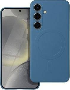 SILICONE MAG COVER CASE COMPATIBLE WITH MAGSAFE FOR SAMSUNG A56 BLUE