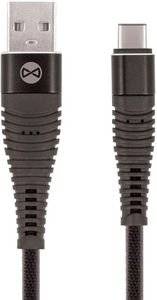 FOREVER USB TYPE-C CABLE SHARK BLACK