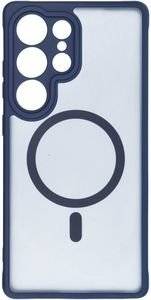 FULL MATTE MAG COVER CASE COMPATIBLE WITH MAGSAFE FOR SAMSUNG S25 ULTRA BLUE OEM