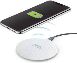 HAMA 183380 FC10 METAL WIRELESS CHARGER CREAM WHITE