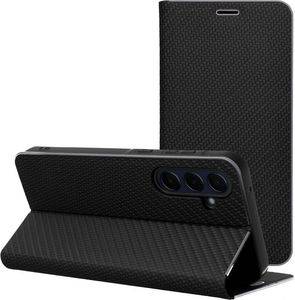 LUNA BOOK CARBON FOR SAMSUNG S25 PLUS BLACK