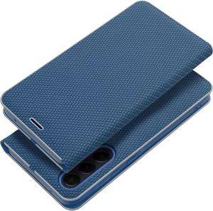FORCELL LUNA BOOK CARBON FOR XIAOMI MI 11 LITE 5G / MI 11 LITE LTE ( 4G ) / MI 11 LITE NE BLUE