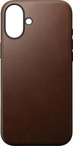 NOMAD MODERN LEATHER CASE BROWN FOR IPHONE 16 PLUS