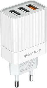 LAMTECH WALL QUICK CHARGER QC3.0 2X2.1A LAM021004