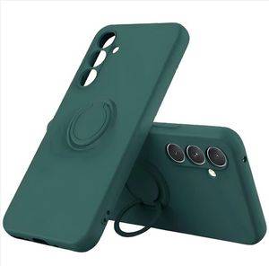 SILICONE RING CASE FOR SAMSUNG A26 5G GREEN