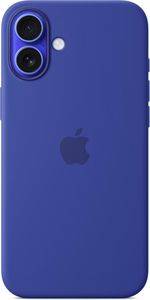 SILICONE MAG COVER CASE COMPATIBLE WITH MAGSAFE FOR IPHONE 16 PLUS BLUE OEM